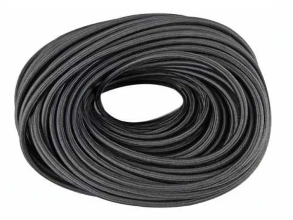 Gas Pipe Braided - Black - 4mm