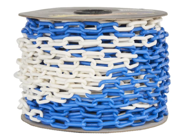 Blue & White Chain Links