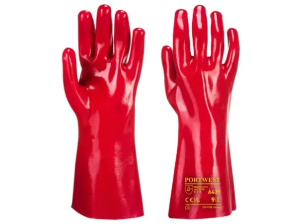 PVC Glove - Red - Elbow