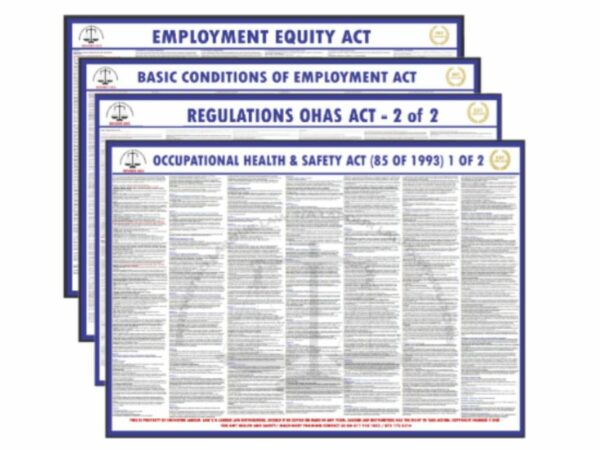 Labour Regulations Act (2 of 2) Sign - 840 x 600mm