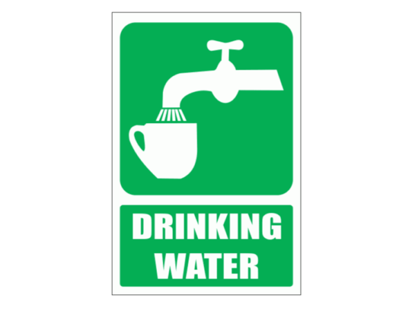 Drinking Water Sign - Informative