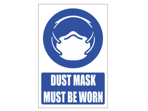 Dust Mask - Mandatory Sign - Informative