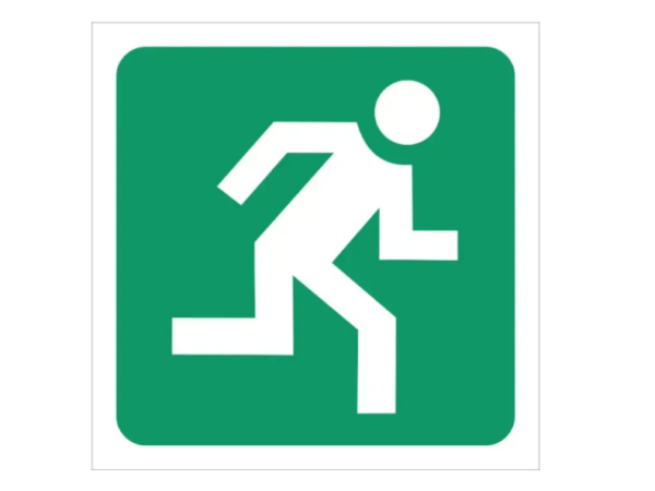 Emergency Exit Right Sign