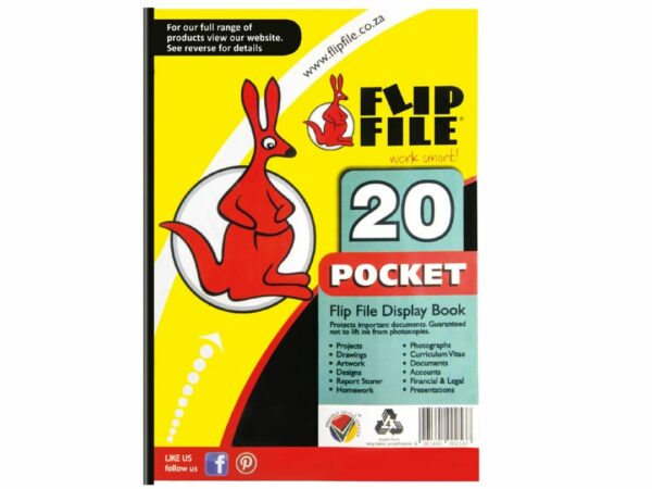Flip File - 20 Pockets