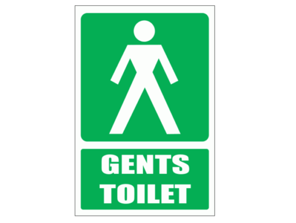 Gents Toilet Sign