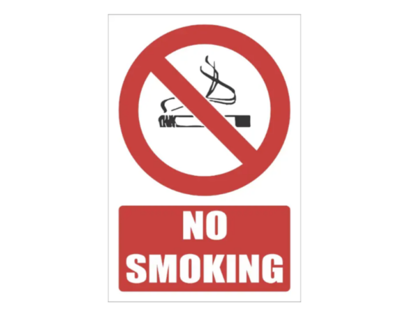 No Smoking Sign - Informative