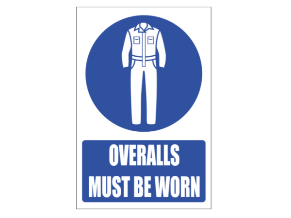 Overalls- Mandatory Sign - Informative