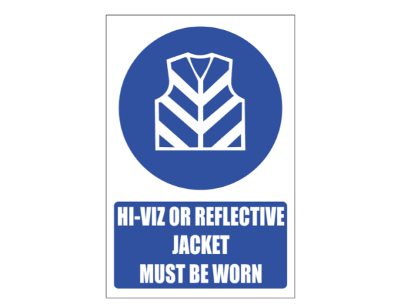 Reflective Vest - Mandatory Sign - Informative