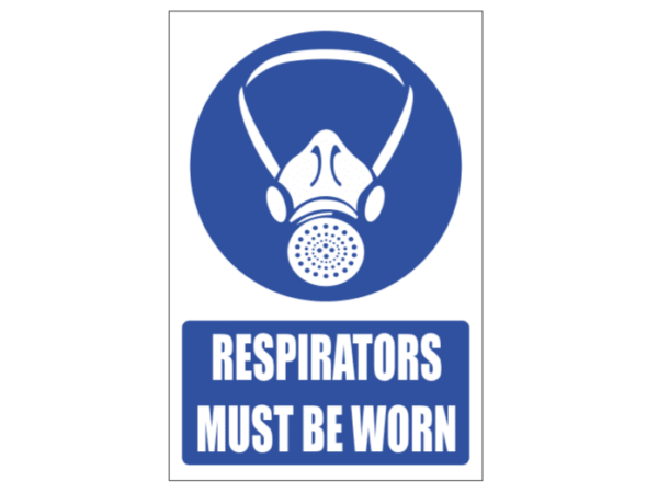 Respirator - Mandatory Sign - Informative