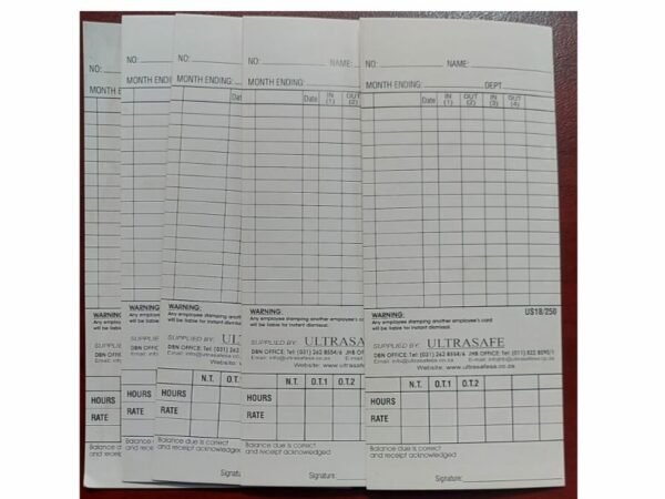 Clock Cards - Bi Weekly