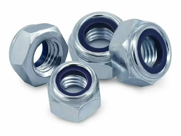 M30 Electro Plated Grade 8,8 Nylock Nut
