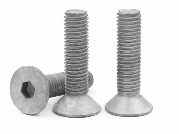 M16 x 45mm Hot-Dip Galvanized Counter Sink Cap Screw - Grade 10,9