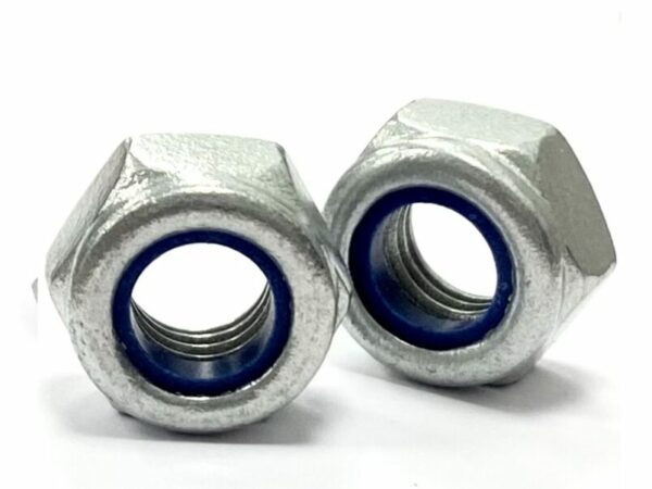 M8 Hot-Dip Galvanized Grade 8,8 Nylock Nut