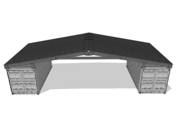 Inter Container Roof Structure